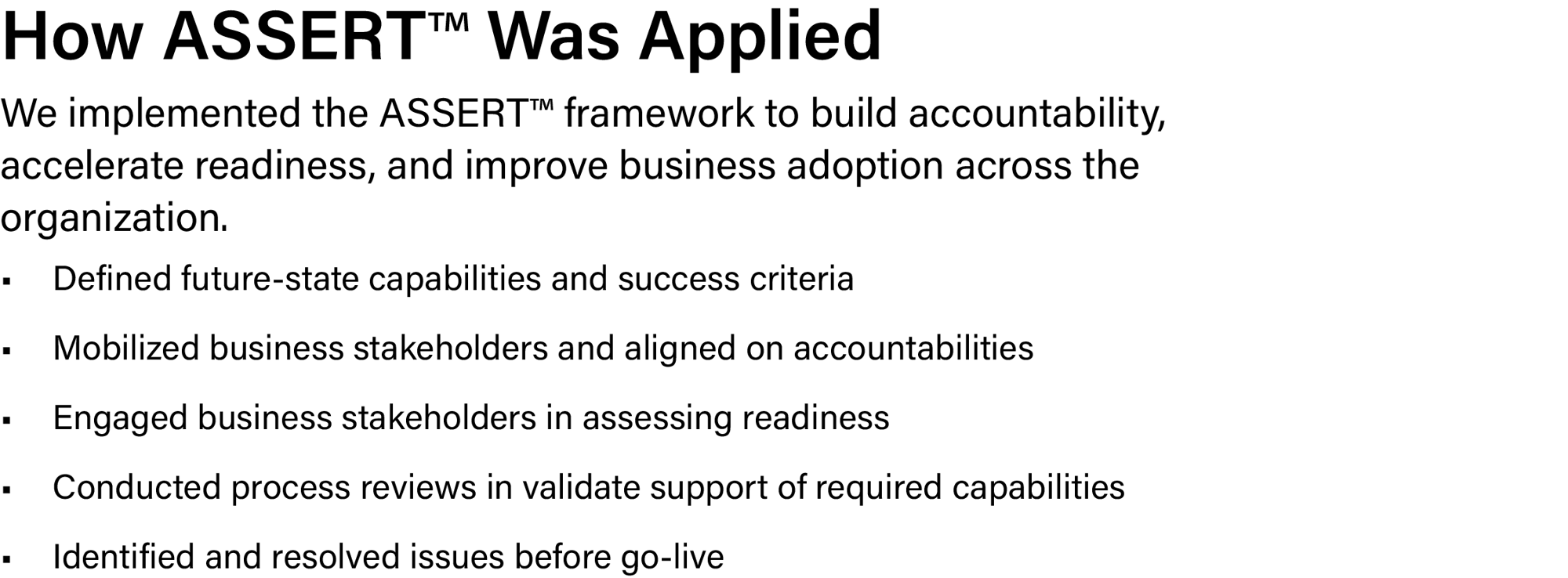 40 How ASSERT Was Applied - PS2-2 40 How ASSERT Was Applied - PS2-2