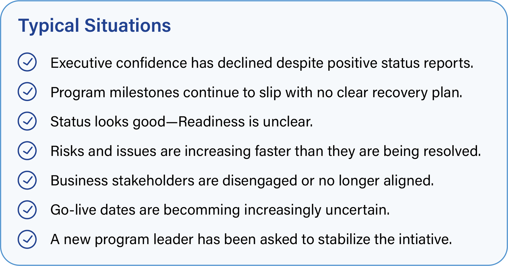 Situations - Process Situations - Process